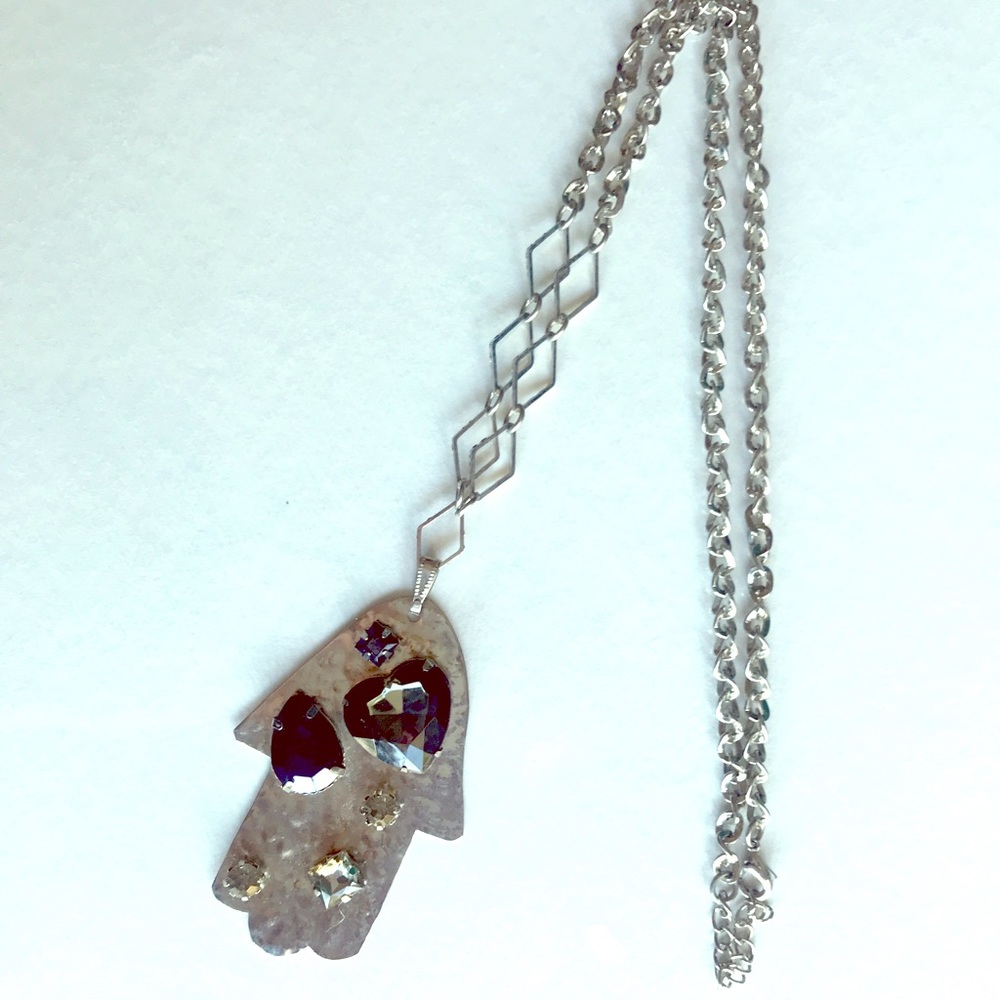 ANTHROPOLOGIE Hamsa Hand Necklace